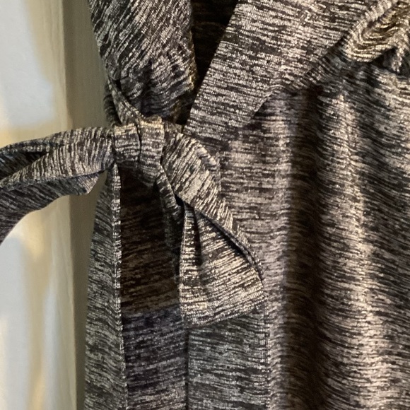 Athleta Faux Wrap Salt and Pepper Athletic Tank Dress, Size XSP - Picture 8 of 16